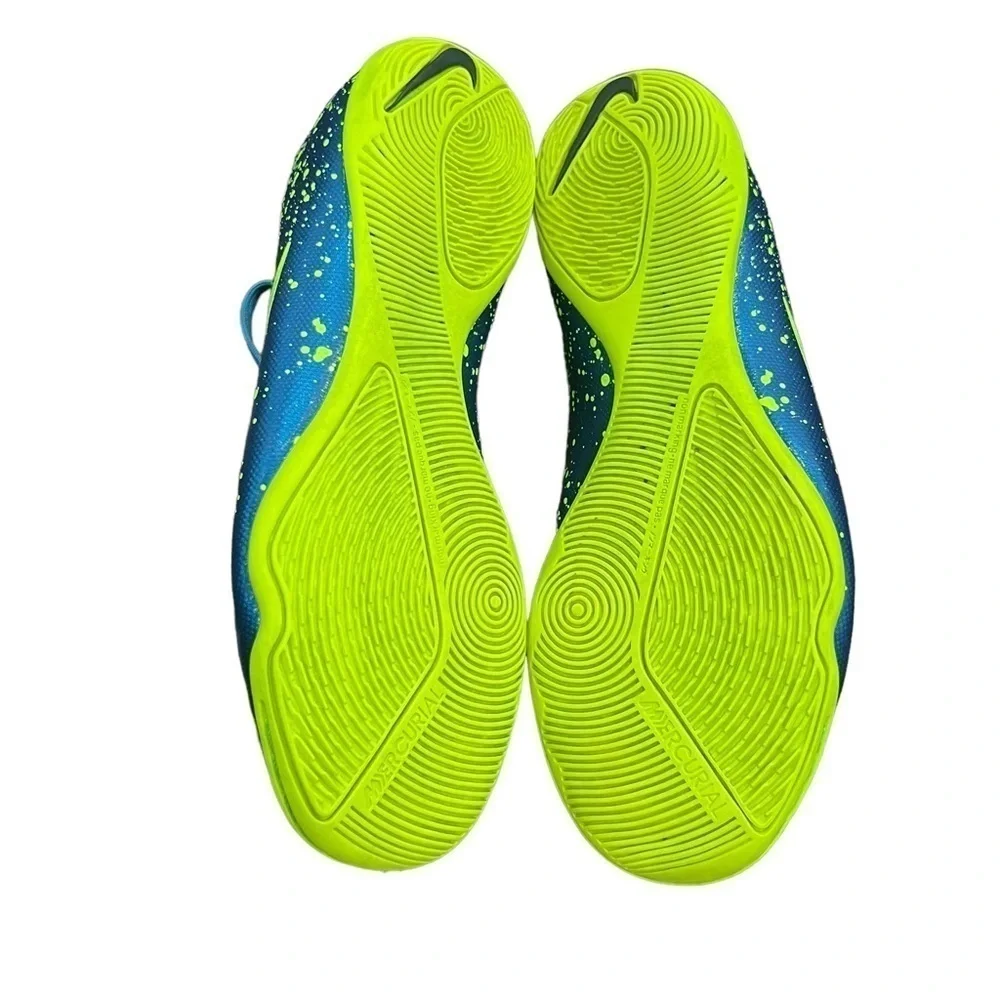Nike Squadron Blue Volt Jr Mercurial Victory V IC PS Soccer Shoes Size 5 Youth